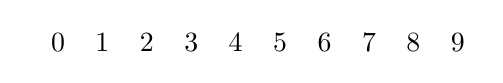 Numbers text
